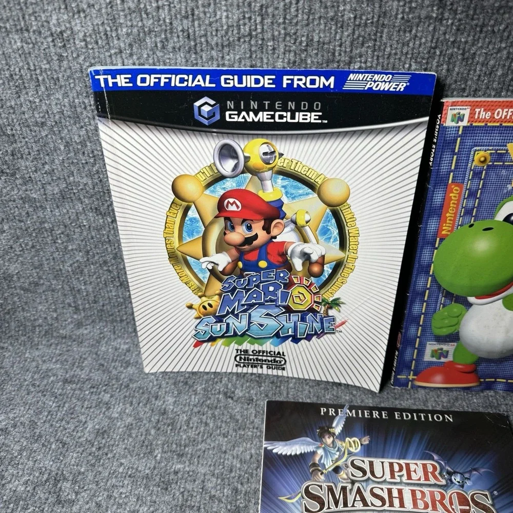 Super Smash Bros Brawl, Yoshi's Story, Super Mario Sunshine Game Guides Nintendo